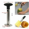 thumbnail image 2 of STARLIGHT- Easy Kitchen Tool Stainless Steel Pineapple Fruit Corer Slicer Cutter Peeler Use, 2 of 4