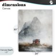 thumbnail image 4 of Stupell Industries Farmhouse Foggy Hugged Hut Canvas Art, 24 x 30, by Svetlana Aleynikova, 4 of 8