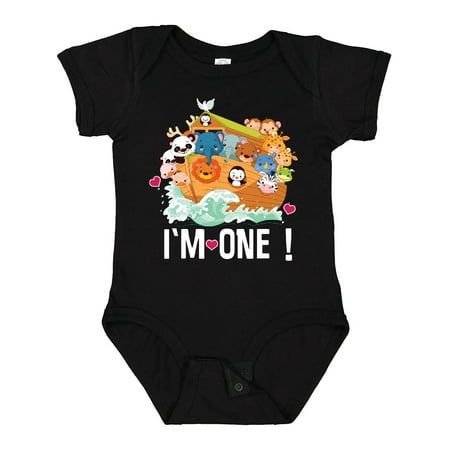 

Inktastic 1st Birthday Noah Ark Outfit Gift Baby Boy or Baby Girl Bodysuit