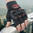 thumbnail image 2 of XINQIHANG Motorcycle Fingerless Gloves, 2 of 7