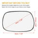 thumbnail image 3 of Retrovisor Izquierdo Unique Bargains Espejo Vidrio con Respaldo Placa 8796142010, 3 of 7