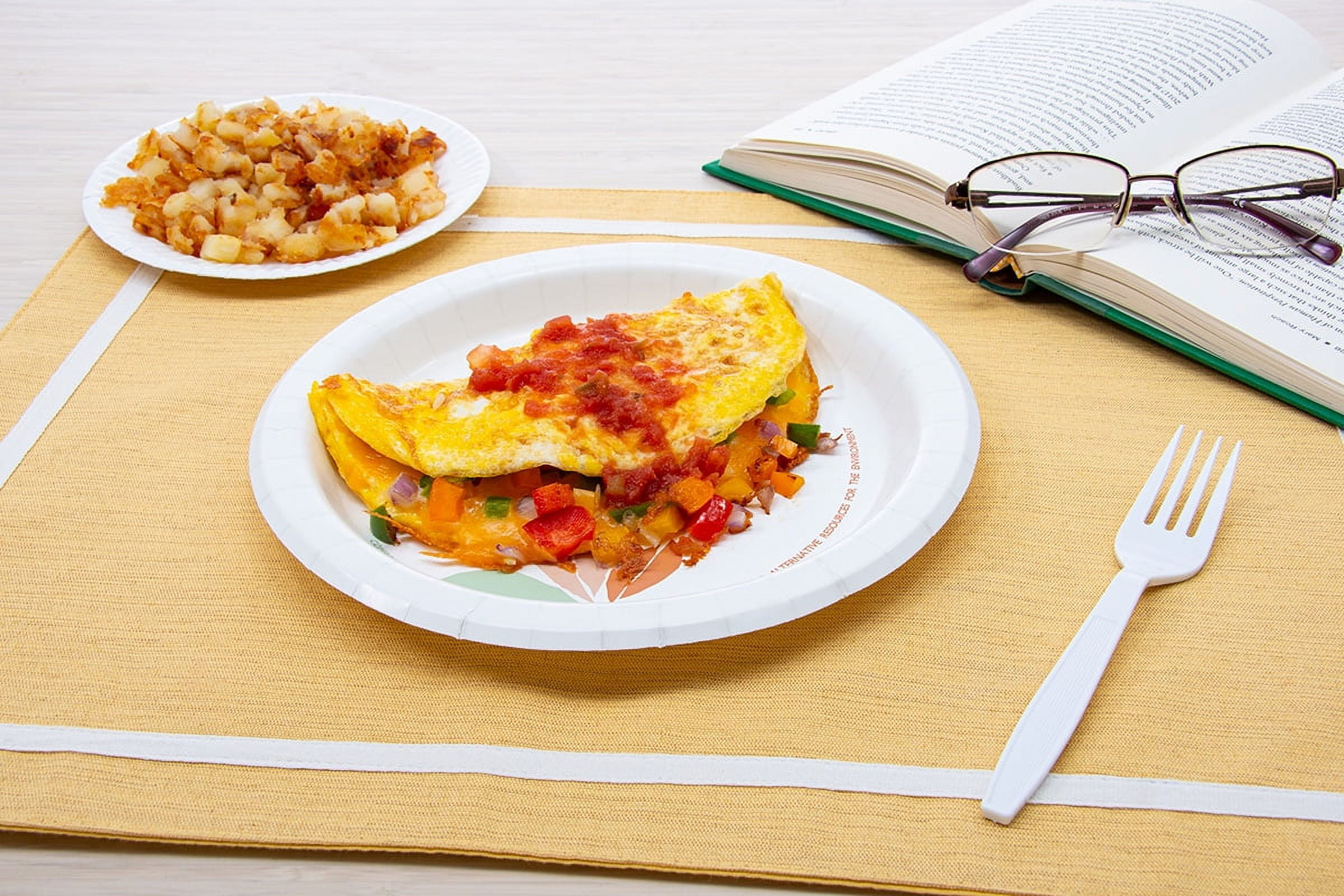 Bare by Solo Compostable 8.5" Paper Plates, 125ct