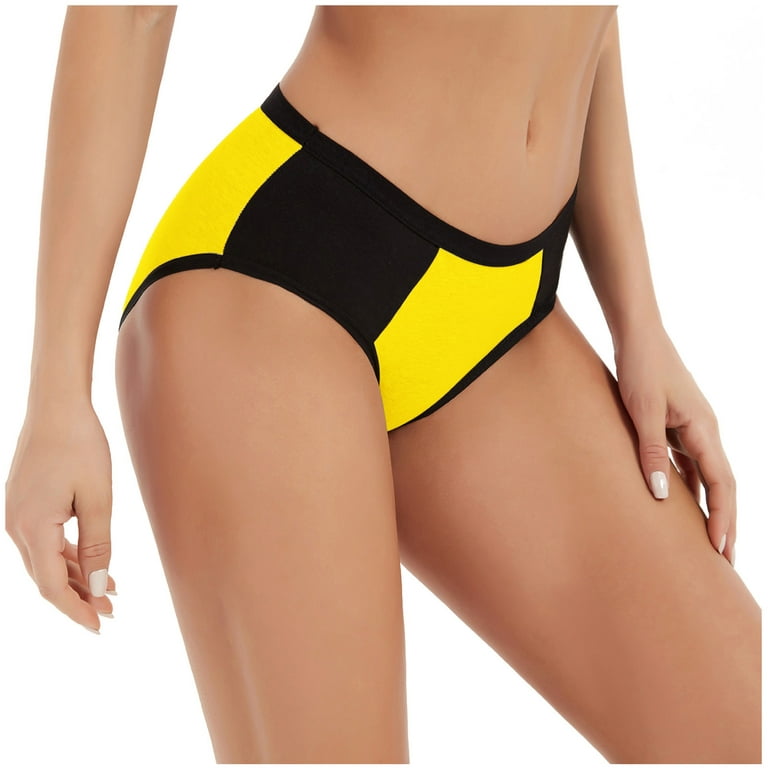 MRULIC intimates for women Women Solid Color Patchwork Briefs