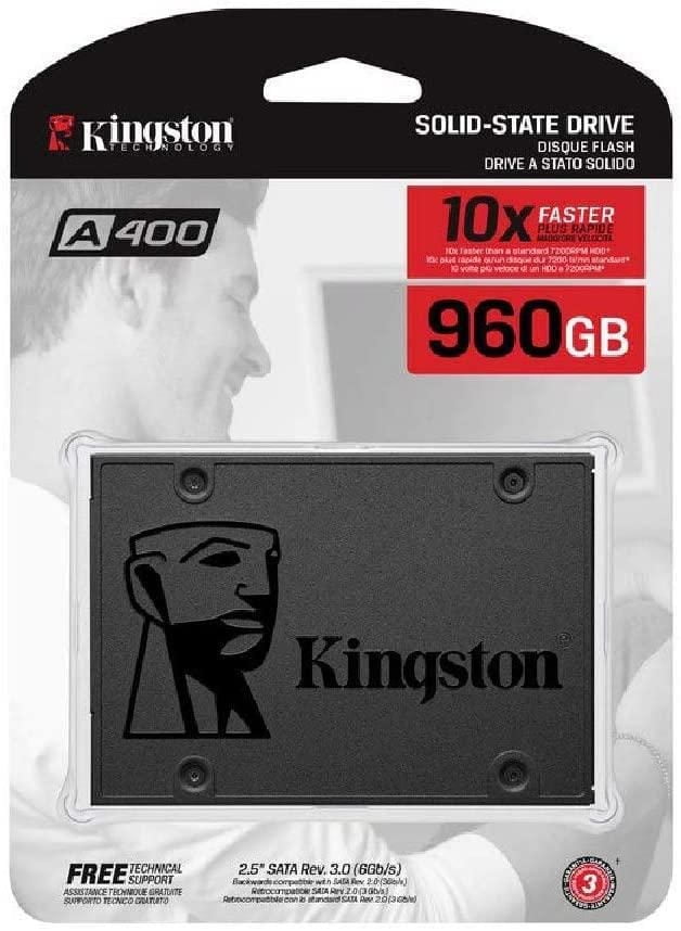 Kingston 120GB A400 SATA 3 2.5" Internal SSD SA400S37/960G