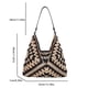 thumbnail image 3 of Bolso de playa para mujer, bolso de paja tejido extragrande para niñas, bolso sólido (negro) Sywqhk Para Estrenar, 3 of 3