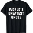 thumbnail image 1 of Camiseta de Mujer: El Mejor Tío del Mundo - Diseño Divertido para la Familia, 1 of 7