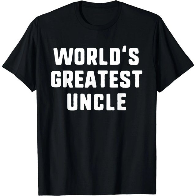 Camiseta de Mujer: El Mejor Tío del Mundo - Diseño Divertido para la Familia