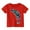 Red, variant on Mrzhqd Boys Shirts Size 12-13 Years Summer Round Neck Print Short Sleeved Shirt Toddler Boys Tops Black