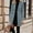 Blue, variant on DAFPZW Womens Wool Coats Notch Lapel Double Breasted Peacoat Dressy Casual Long Trench Coat Jacket Winter Overcoat Outwear