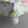 thumbnail image 5 of Pioneer Flower Floral Print Pattern Square Tablecloth, Waterproof Wipeable Spillproof Washable Table Cover for Home Kitchen Party Decor, 52"x52", 5 of 6