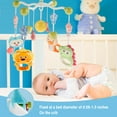 thumbnail image 3 of GHOJET Baby Crib Mobile with Music and Light,Cute Crib Mobile Toys with Remote Control 360° Rotation Baby Musical Crib Mobile with Removable Music Box and Rattle 433 Songs for Baby Newborns, 3 of 9