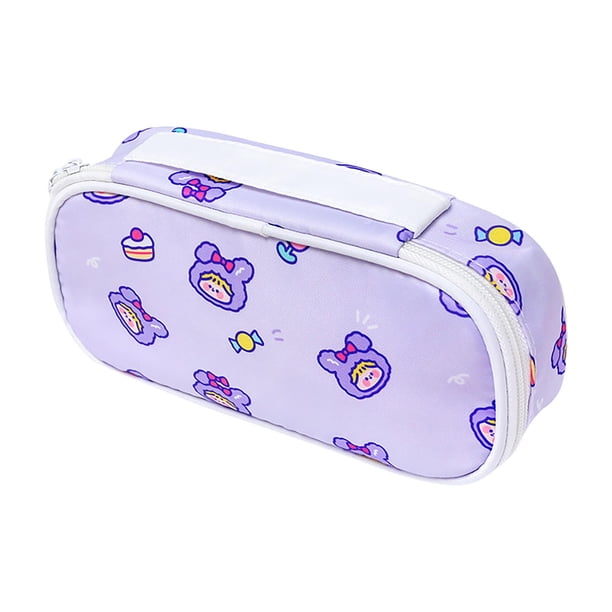 Estuche para lápices, bolsa para lápices, bolsa para bolígrafos, estilo de alta belleza, gran capacidad, bolsa para bolígrafos para estudiantes, bolsa de maquillaje, bolsa de almacenamiento, estuches