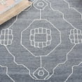 thumbnail image 6 of SAFAVIEH Kilim Adair Geometric Area Rug, Dark Grey/Ivory, 7' x 7' Round, 6 of 8