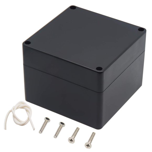 Caja de conexiones Zulkit IP65 impermeable de ABS 12 x 12 x 9 cm