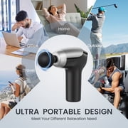 Gasky Mini Massage Gun, Deep Tissue Muscle Massager for Back Neck Muscle Relieve, Christmas Gift for Men & Women, Black