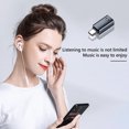 thumbnail image 2 of Convertidor de cable para auriculares con certificación MFi de jixopn, convertidor de audio tipo C a 8 pines, adaptador de audio USB C macho a 8 pines hembra para iPhone 15 Pro Max/Plus, iPad Pro,, 2 of 8