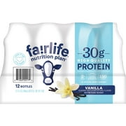 Fair life Nutrition Plan High Protein Vanilla Shake 12 Pack.
