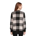 thumbnail image 5 of Dreamers by Debut Women's Open Front Print Cardigan Sweater, Midweight, 5 of 5