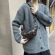 thumbnail image 5 of Crescent Tote Bag Croissant Hobo Mujer PU Al Aire Libre Gran Capacidad, 5 of 9