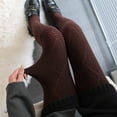 thumbnail image 2 of HNMKIU High Elasticity Thermal Tights Opaque Leggings For Winter Base Layer Wear Coffee,One Size, 2 of 8