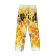 thumbnail image 5 of Balery Men'S Honey Bee Pants,Sleepwear Pants,Pajama Pants,Pj Bottoms Drawstring And Pockets-Small, 5 of 9