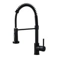 thumbnail image 1 of yeacher 360° Rotating High-Arc Pull-Down Kitchen Faucet with Dual-Function Sprayer, Brushed Nickel Finish, Solid Brass Construction, Easy-Clean Design for Single/Double Sink, 1 of 7