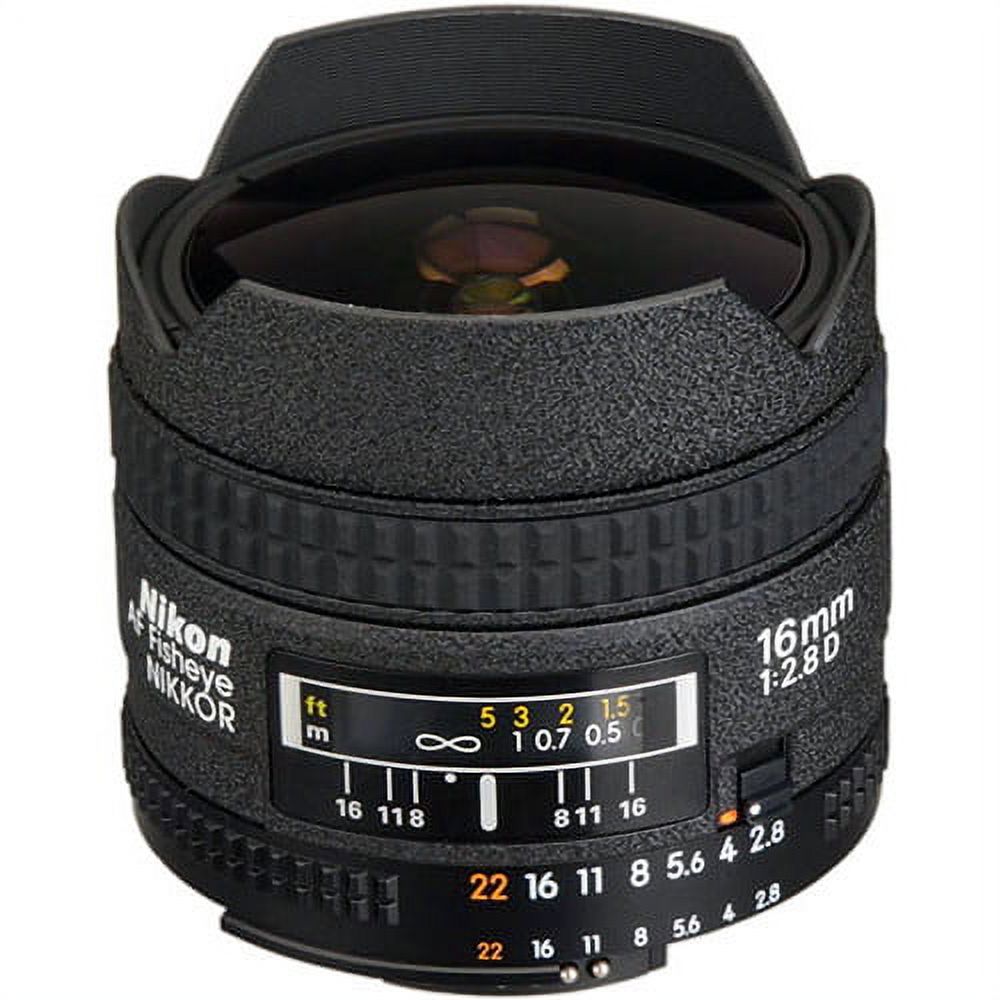 Nikon AF Fisheye-NIKKOR 16mm f/2.8D Lens - Walmart.com