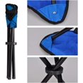 thumbnail image 3 of Taburete plegable de lona portátil Oso de Fresa Azul para senderismo camping pesca picnics playa barbacoa viajes paseos jardín, 3 of 5