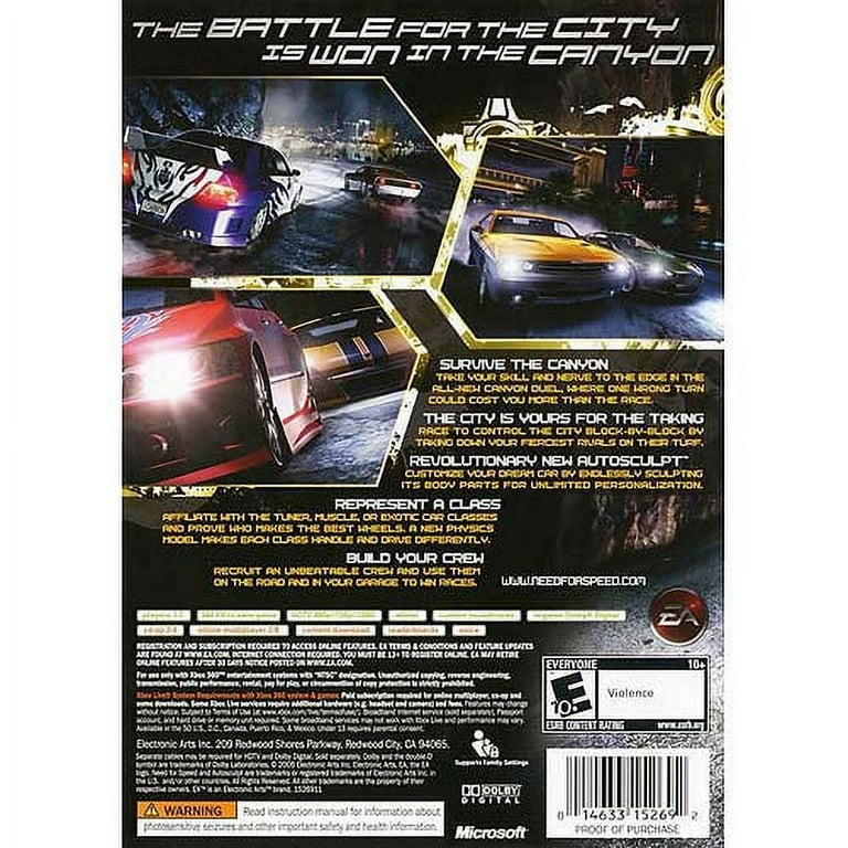 Need For Speed Carbon N Xbox