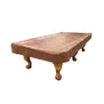 thumbnail image 1 of ASKA 7ft Heavy-Duty Billiard Table Cover - Brown Leatherette Vinyl, 90" x 52" Waterproof Protection, 1 of 3