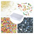 thumbnail image 3 of CNKOO Boîte de Rangement Transparente avec Poignée 64 Pack Accessoire de Peinture Broderie Transparente Outil Perceuse Conteneur de Perles avec Étiquette, 3 of 7