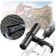 thumbnail image 2 of Extensor de extensión de manillar de bicicleta de 10 cm Soporte de manillar Soporte de montaje de extensión de abrazadera única para luz LED de bicicleta, GPS, teléfono, velocímetro negro, 2 of 5
