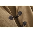 thumbnail image 6 of PIKADINGNIS Women Shawl Wraps Button Sweater Cardigan Cape Winter Tassel Soild Poncho with Hat, 6 of 6