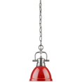 thumbnail image 2 of Beaumont Lane Pendentif en Acier en Étain et Rouge, 2 of 2