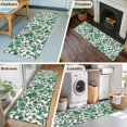 thumbnail image 6 of Sage Green Floral Washable Runner Rugs 2'x6', Botanical Farmhouse Nature Low Pile Throw Entryway Rug Non-Slip Sturdy Edge Binding Carpet for Indoor Bedside Entrance Bedside, 6 of 9