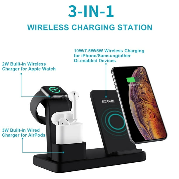 3 In 1 Wireless Charger Wireless Charging Station Compatible With