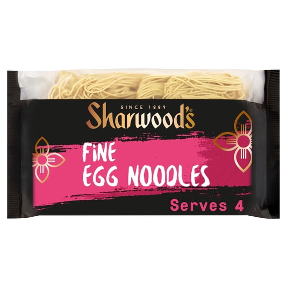 Sharwood's Fine Egg Noodles 226g, Imported from Britain