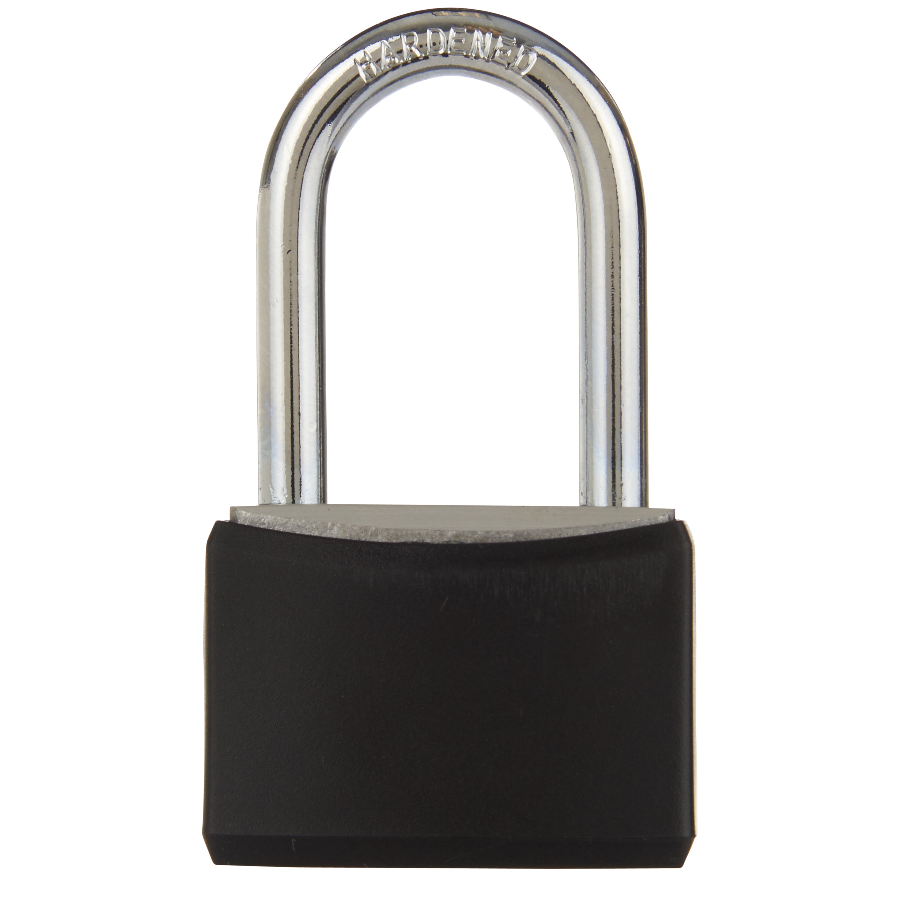 Hyper Tough Covered Aluminum Padlock, 40mm Body with 1-8/16 inch Long Shackle