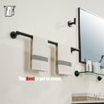 thumbnail image 4 of Double Towel Bar Matte Stainless Steel Bath Towel Rack for Bathroom Towel Holder Wall Mount Total Length TBLPB, 4 of 9