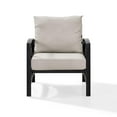 thumbnail image 6 of Crosley Furniture Kaplan Metal Patio Arm Chair in Oil Bronze and Oatmeal, 6 of 10