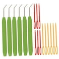 thumbnail image 4 of Raindrops  18 Pcs Cup Hooks Looming Kit Knitter Crochet Smooth Surface Rough Edges-free, 4 of 8