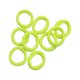 thumbnail image 1 of Qarigey 20 piezas de banda para el cabello estilo preppy decorativa sin enganches coleta titular pelos cuerda Bobbles Scrunchie para mujeres Accesorio para el cabello Amarillo fluorescente, 1 of 6
