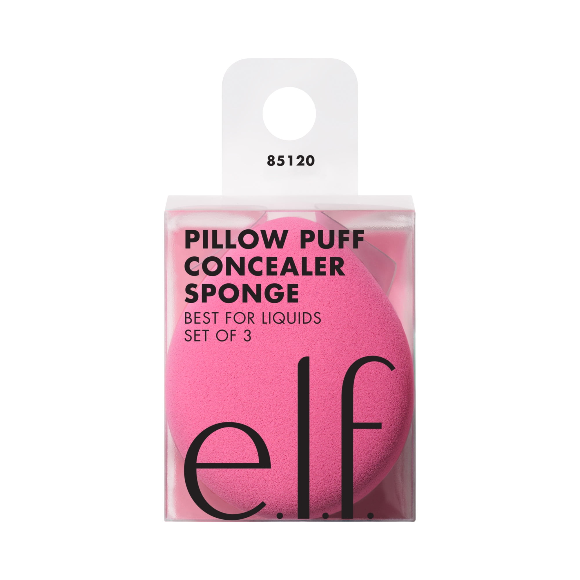 e.l.f. Pillow Puff Concealer Sponge, Set of 3, 3 Count