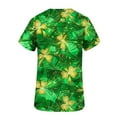 thumbnail image 5 of Kctiaxy Womens Scrubs Fashionable Print Graphic Women's St Patrick's Day Shirts Casual Short Sleeve Blouses for Women with Pockets, 5 of 6