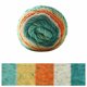 thumbnail image 1 of Toystoory Segmento de hilo de algodón arcoíris de 115g teñido 5 hebras de hilo de algodón de leche DIY tejido a mano sofá cojín almohada hilo Tela de costura y artesanía Mar azul de Sangtian Toystoory HA001410-08, 1 of 1