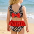 thumbnail image 5 of JTieacloth Summer Toddler Girls Leopard Printed Ruffles Two Piece Swimwear Swimsuit Bikini,Sizes 4-5 Years, 5 of 5