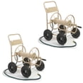 thumbnail image 1 of Liberty Garden 4 Wheel Pneumatic Tire Steel Frame Water Hose Reel Cart (2 Pack), 1 of 6