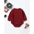 thumbnail image 3 of Faithtur Bébé Fille Garçon Romper, Manches Longues Col Rond Imprimé Arbre Casual Automne Printemps Combinaison Courte, 3 of 9