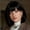 B-Black, variant on EAEABJ Short Straight Bob Wig with Bangs for Women, 12 Inch Dark Brown Synthetic