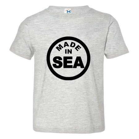 

PleaseMeTees™ Toddler From Born Made In Seattle WA State Logo Label Tee
